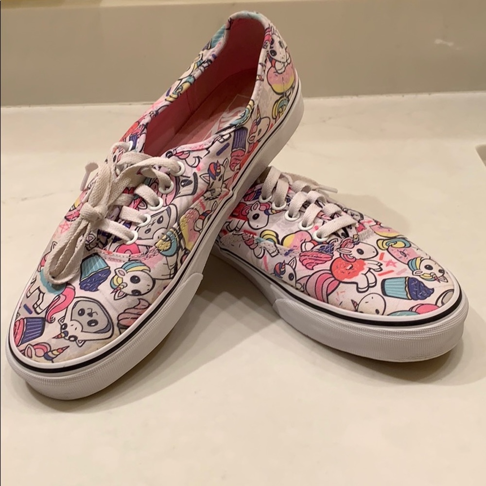 Vans Unicorn, Cupcake & Doughnuts Like NEW Sz 10.5